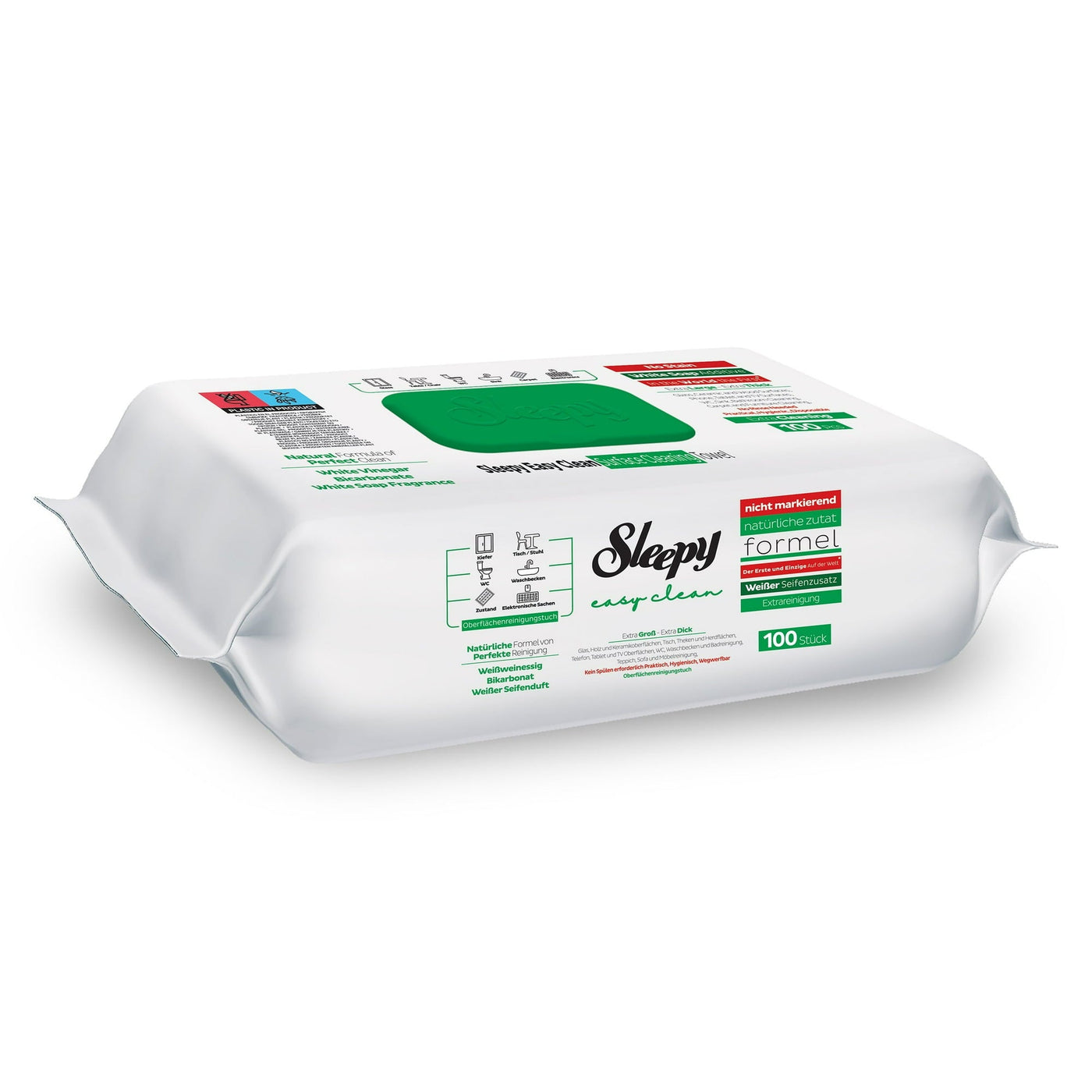 SLEEPY Easy Clean White Soap Scented Multi Surface Cleaning Wipes